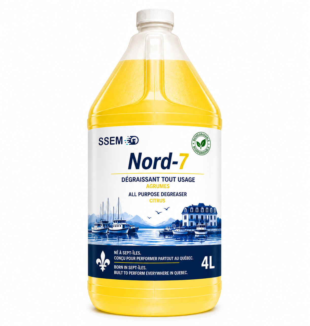 Nord-7 Dégraissant tout usage aux agrumes 4L
