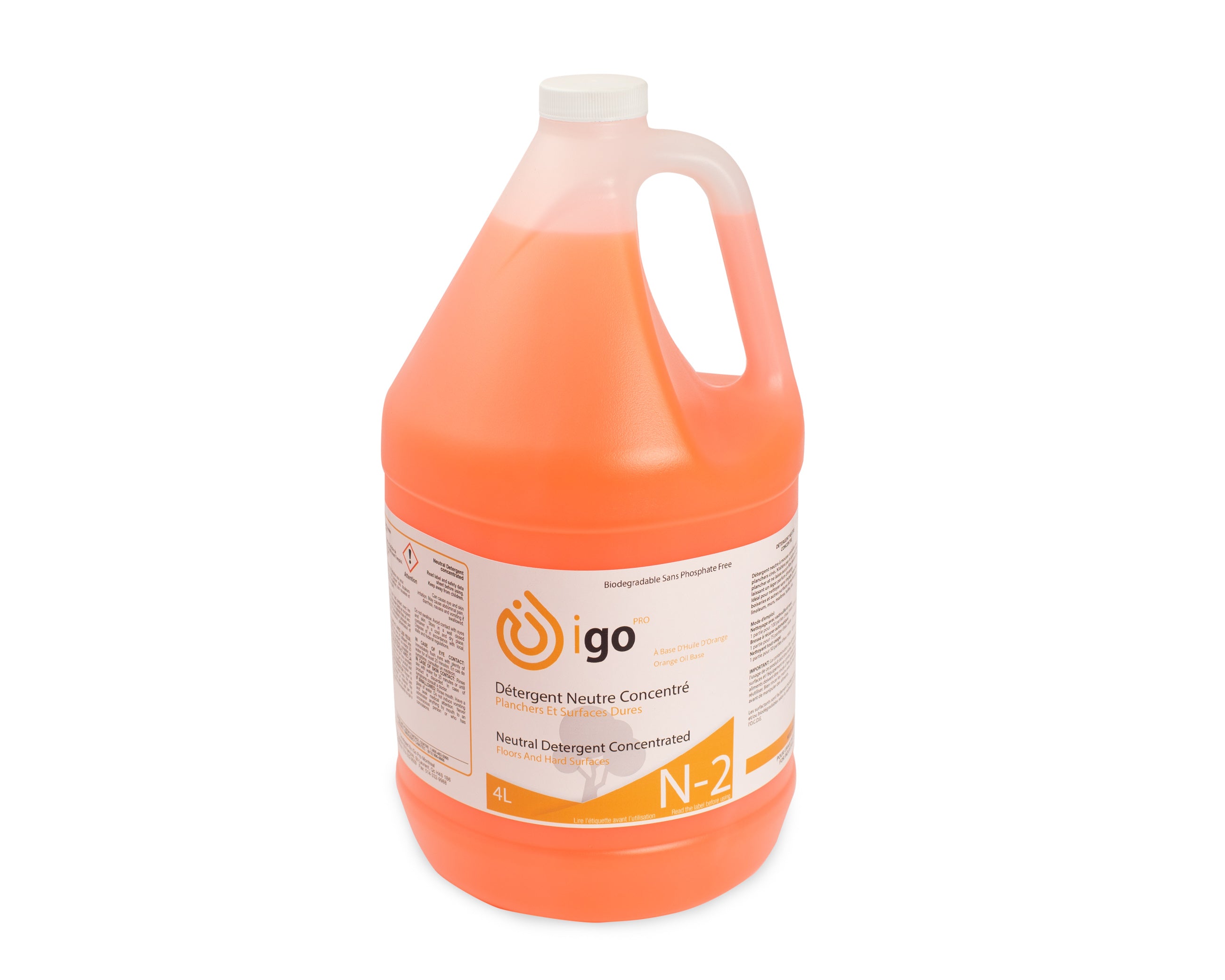 Détergent neutre concentré IGO PRO N-2 4L