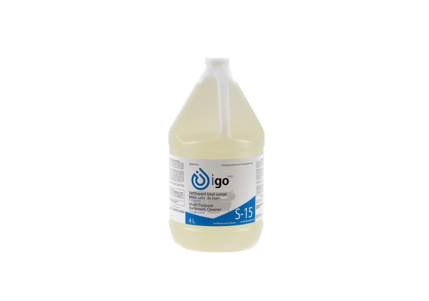 Nettoyant tout usage pour salle de bain IGO PRO S-15 4L
