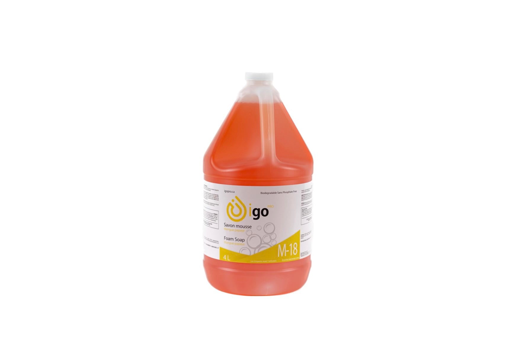 Savon mousse IGO PRO M-18 4L